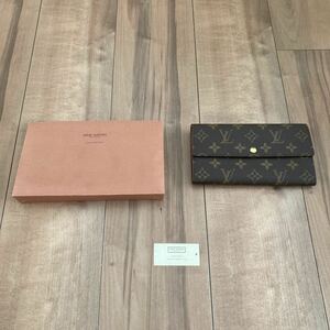 新品未使用 LOUIS VUITTON ルイヴィトン モノグラム 二つ折り財布 長財布 ウォレット