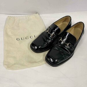 GUCCI 110 1409 ホースビット ローファー＜シューズ＞グッチ メンズ ブランド 8 1/2 ブラック 革靴