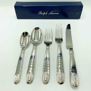 RALPH LAUREN stainless steel cutlery 5 pcs set < household goods > Ralph Lauren knife fork Pooh n kitchen articles table wear 