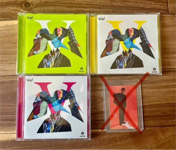 【CD未再生】MAZZEL マーゼル　vivid CD 3パターン
