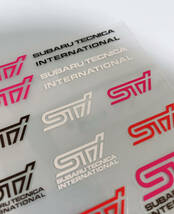 STI ステッカー シール １５枚セット スバル インプレッサ フォレスター アウトバック レガシ WRX レヴォーグ_画像2