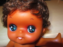 ■昭和レトロ ■可愛いソフビ人形 1973年 日本製 マスコット 当時物_画像2