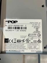 【#kk】【美品】mPOP POP10WHT ロール紙付き バーコードスキャナー_画像6