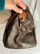 【#kk】LOUIS VUITTON モノグラム ハンドバッグ ミニボストンバッグ ルイヴィトン ミニボストン バッグ ブラウン _画像7