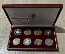 ソウルオリンピック1988　OFFICIAL COMMEMORATIVE COINS OF THE X韓国 記念コイン XIVTH OLYMPIAD 美品_画像3