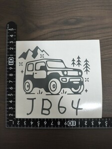 【文字変更可 】ジムニー jimny jb64 74 カッティングステッカー オーバーランド スズキ suzuki キャンプ アウトドア 車中泊 グレー ja11