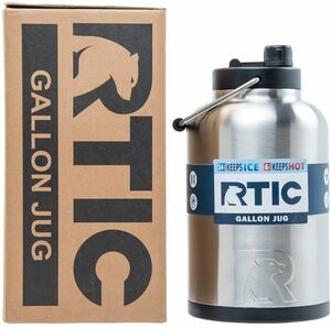 ☆新品・迅速発送☆ RTIC 1 GALLON JUG 3.8L アールティック ワンガロン ジャグ ステンレス シルバー