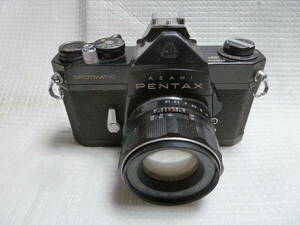 【ジャンク】 アサヒペンタックス ASAHI PENTAX SPOTMATIC 一眼レフ フィルムカメラ レンズ付き Super-takumar f:1.8/55