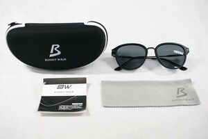 ◎ 中古美品 BUNNY WALK バニーウォーク サングラス BW-022 ブラック 眼鏡・ケース付き