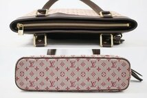 ◎ 中古品 LOUIS VUITTON ルイヴィトン M92678 モノグラムミニ・ルシーユPM ハンドバッグ ピンク ブラウン レザー 革 レディース_画像5