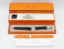 アップルウォッチ エルメス GPS+Cellular MU752J/A シリーズ4 44mm シンプルトゥール オレンジ Apple Watch HERMES z23-3472 中古品 z_w_画像1