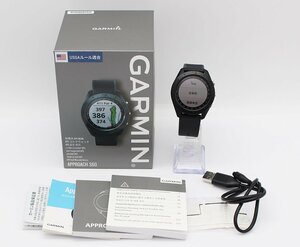 [1 jpy ] Garmin APPROACH S60 GPS Golf watch black approach wristwatch type GARMIN z24-1473 secondhand goods z_w