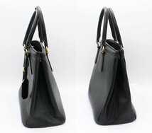 【1円】プラダ サファイアーノ ハンドバッグ BN2402 ブラック系 レディース PRADA z24-1436 中古品 z_b_画像3