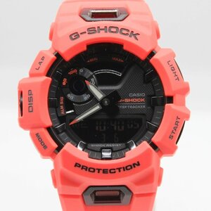 ★1スタ!!CASIO G-SHOCK Gショック GBA-900 アナデジ レッド系 文字盤ブラック 樹脂ベルト BOX付き 動作確認済み 中古品 m_w(j) m24-33437