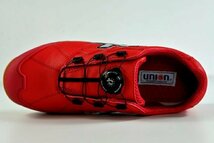 安全靴 メンズ ブランド 76Lubricants ナナロク スニーカー セーフティー シューズ 靴 メンズ 赤 3039 レッド 25.5cm / 新品_画像4