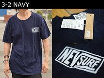 NEV SURF 大きいサイズ こなれた感◎ Vintage 半袖 Tシャツ メンズ ピグメント染め キングサイズ N38H502 3-2 ネイビー 4L / 新品_画像2