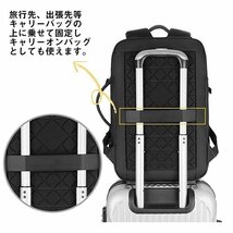 【30L 大容量 多機能】 ビジネスリュック リュック メンズ ビジネスバッグ リュックサック USBポート 7990375 グレー 新品 1円 スタート_画像9