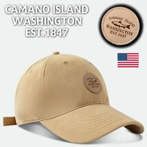 Camano Island 帽子 キャップ メンズ レディース アウトドア 釣り キャンプ 7987250 カーキ 新品 1円 スタート_画像1