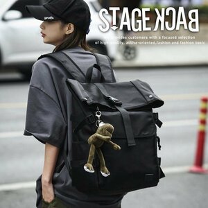  rucksack backpack daypack bag men's lady's high capacity water-repellent 7987330 black (...) new goods 1 jpy start 