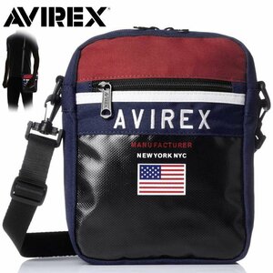 AVIREX сумка на плечо sakoshu мужской 7987209 Avirex бренд стандартный товар Avirex AX2004 темно синий новый товар 1 иен старт 