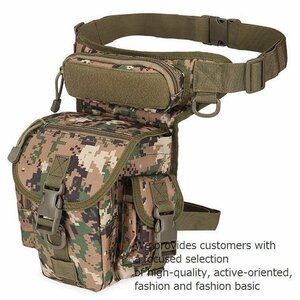  leg bag men's waist bag body bag shoulder bag military bag bag Biker pair 7992339teji duck B new goods 