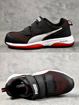 PUMA プーマ 安全靴 メンズ スニーカー シューズ SPEED RED LOW ベルクロタイプ 作業靴 64.213.0 レッド 27.0cm / 新品 1円 スタート_画像3