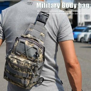  сумка "body" сумка one плечо мужской Military милитари корпус сумка 7998661 цифровой хаки новый товар 1 иен старт 
