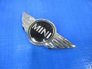 *BMW MINI mini Mini R55 R56 R57 Cooper S original front bonnet emblem letter pack post service shipping. postage 520 jpy *