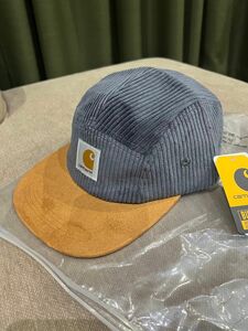 Carhartt カーハート ジェットキャップ グレー 男女兼用 ツートン コーデュロイ CAP 帽子