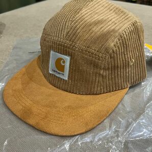 Carhartt カーハート ジェットキャップ ベージュ 男女兼用 大人気 コーデュロイ 帽子 キャップ 