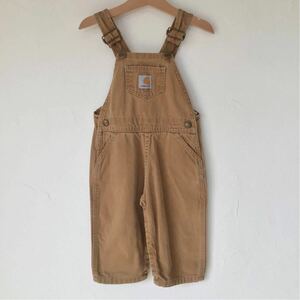 USA製 90s Carhartt カーハート ダック オーバーオール 24mos ① / ビンテージ キッズ 子供服 サロペット