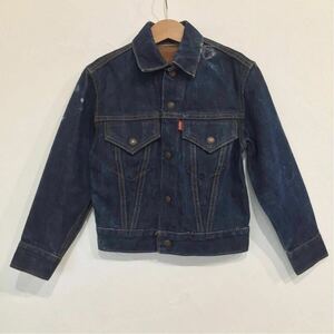 濃紺 60s70s LEVI’S リーバイス 70805 BIGE ボーイズ デニムジャケット Gジャン USA製 / ビンテージ キッズ 子供服 70505