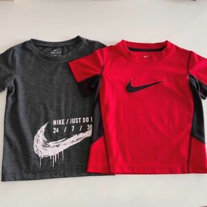 NIKE ナイキ　Ｔシャツ　赤　グレー　２枚セット