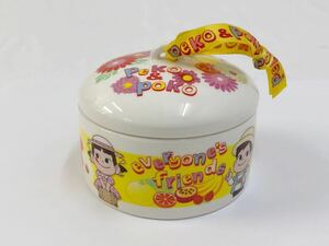 ペコちゃん 小物入れ 陶器 直径9cm