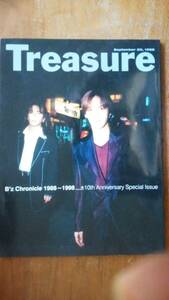 B’ｚ　クロニクル『Treasure　1998年9月20日』1998年　ＲＯＯＭＳ　ＲＥＫＣＯＲＤ　並品です　Ⅵ２音楽