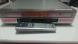 整備済 VHSダビングOK SONY RDR-VD60 純正リモコン VHS一体型DVDレコーダー