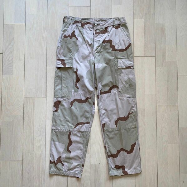 90s U.S.ARMY デザートカモ カーゴパンツ コンバットパンツ M-S 米軍実物