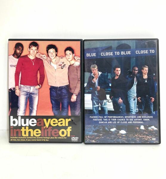 イギリスコーラスグループ【BLUE/DVD 2枚まとめて】来日記念盤 close to blue/blue a year in〜