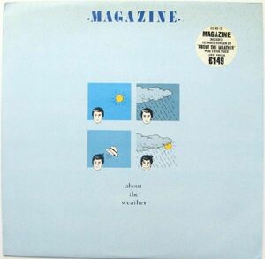 英 ポスト・パンク　マガジン　12“　About The Weather　ピクチャー・スリーブ　1981年