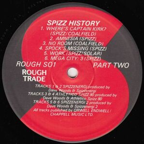 英 ニューウエイブ、パンク スピッツ・エナジー LP Spizz History 1982年の画像4