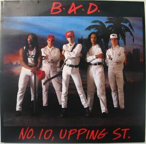 英 ダブ、エレクトロ　B.A.D.(元クラッシュのミック・ジョーンズが結成)　LP　No.10, Upping St. 1986年