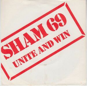 英 パンク　シャム69　７“　Unite And Win ピクチャー・スリーブ　1980年