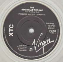 英 ポップ・ロック、ニューウエイブ　XTC　７“　Live Begins At the Hop　クリアビニル、ピクチャー・スリーブ　1979年_画像4