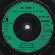 英 パンク、ゴスロック　ダムド　７“　Dozen Girls　ピクチャー・スリーブ　1982年_画像3