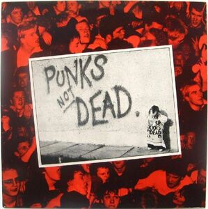 英 パンク　エクスプロイテッド　LP　Punks Not Dead　1981年