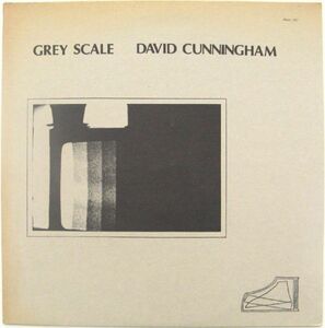 英 ミニマル・ミュージック、実験音楽　デヴィッド・カニンガム　LP　Grey Scale　1977年