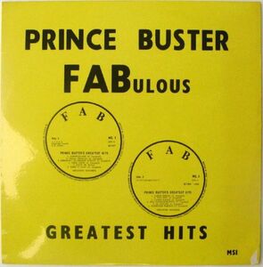 ジャマイカ　スカ、ロックステディ　プリンス・バスター　LP　Fabulous Greatest Hits　1980年