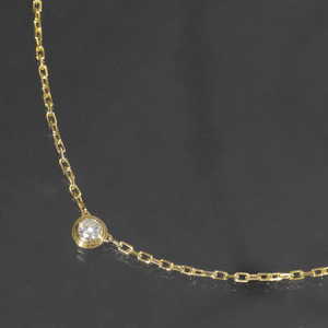  Cartier Cartier dam -ru necklace SM Au750 yellow K18YG E1063