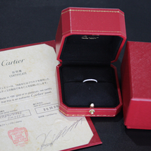 カルティエ Cartier エタンセル フルエタニティリング 6号(46)750 K18WG SM 箱保 E1061_画像4