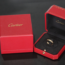 カルティエ Cartier ミニラブリング 14.5号(55) Au750 K18PG 箱 男女兼用 E1058_画像5